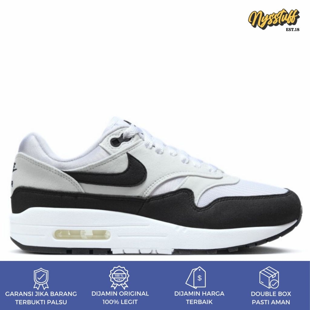 Nike Air Max 1 87 White Black Panda ORIGINAL