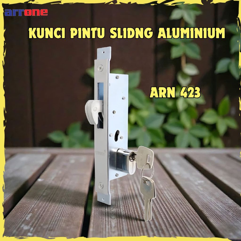 Kunci Aluminium Sliding Kunci Pintu Aluminium Bahan Sliding  ARN 423 Aluminium lock