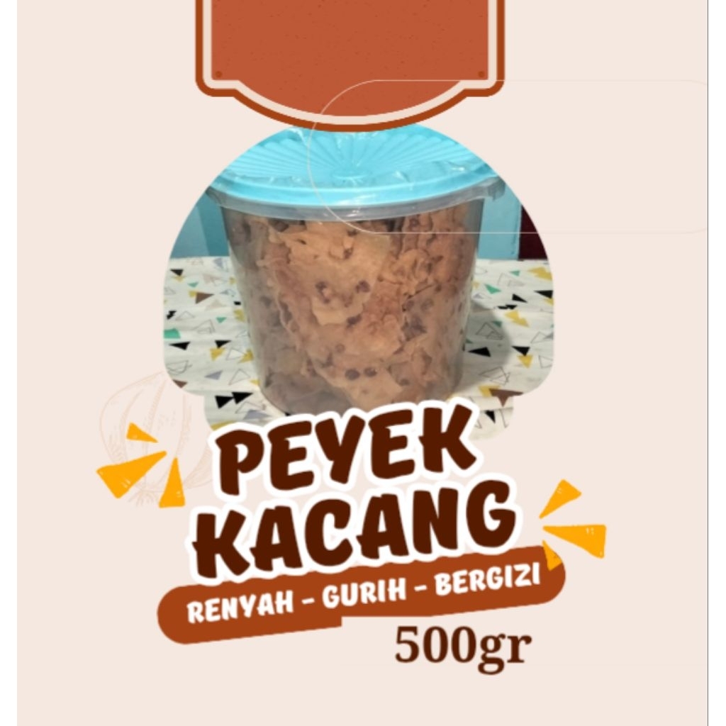 PEYEK KACANG TOPLES | PEYEK RENYAH | PEYEK MURAH | PEYEK TOPLES 5 LITER