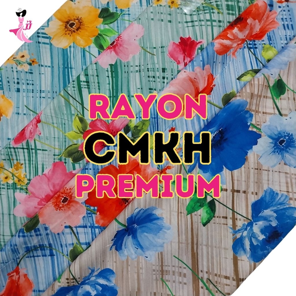[CMKH] Rayon viscose premium / rayon viscose kembang / rayon viscose / kain viscose gamis / kain ray