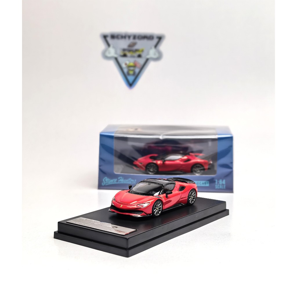 Stance Hunters Ferrari Novitec SF90 Carbon Roof Limited Edition RED