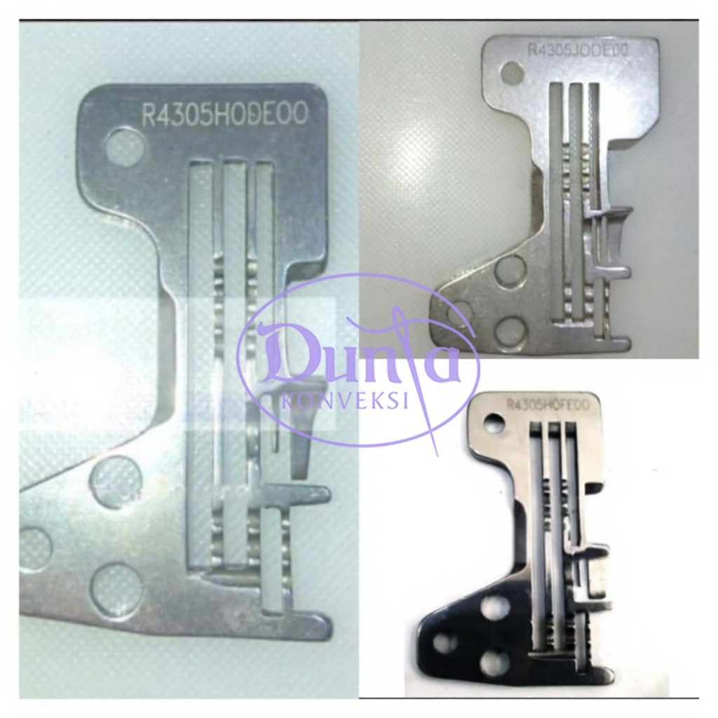 PIRINGAN NEEDLE PLATE PLAT JARUM MESIN JAHIT OBRAS INDUSTRI JUKI BENANG 4
