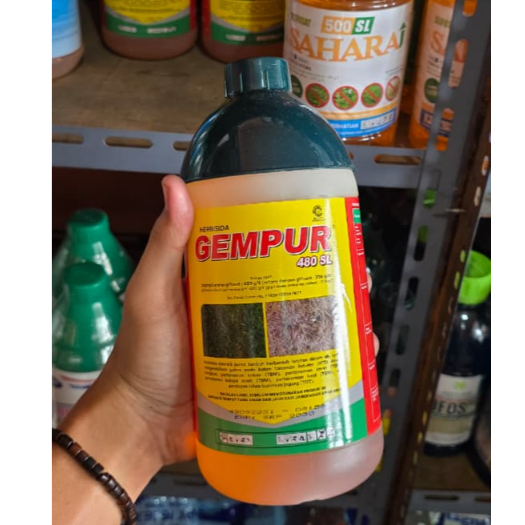 Gempur 480SL 1 Liter Herbisida Obat Pembasmi Rumput / Gempur Pembasmi Rumput