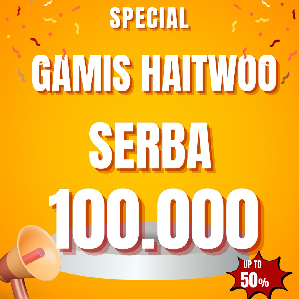 MEGA SALE SERBA 100.000 HAITWO NIBRAS EMERALD 021, 022, 023, 026 DAN 027 TERBARUL