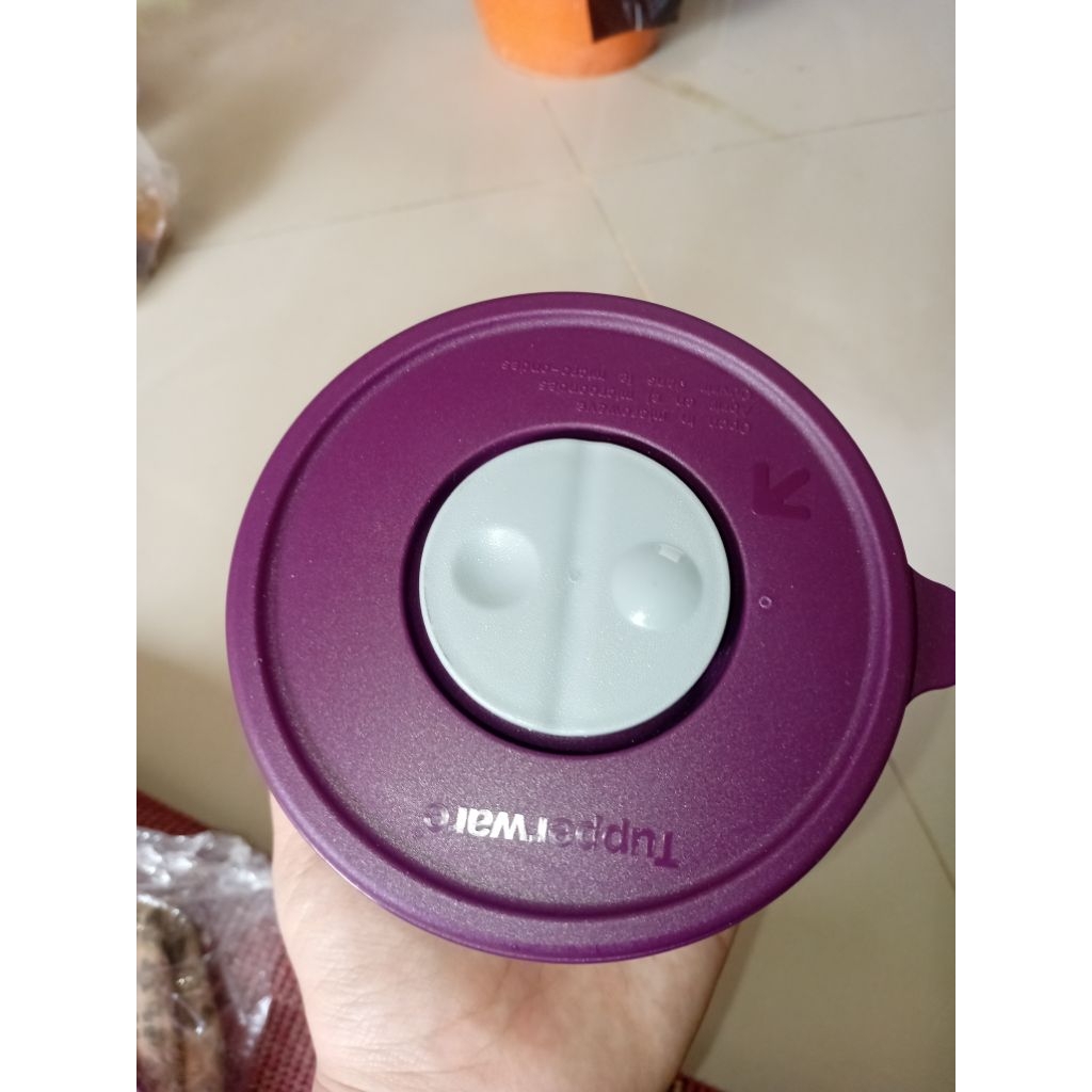 tupperware mangkok akrilik tutup plastik