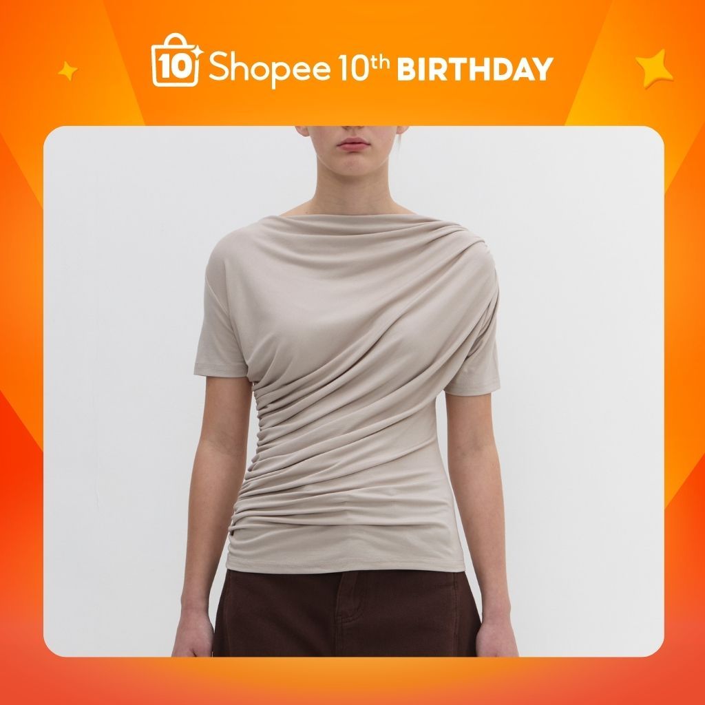 [ Shopee Special 10th Birthday ] MORNINGSOL Harper Blouse I Atasan Wanita