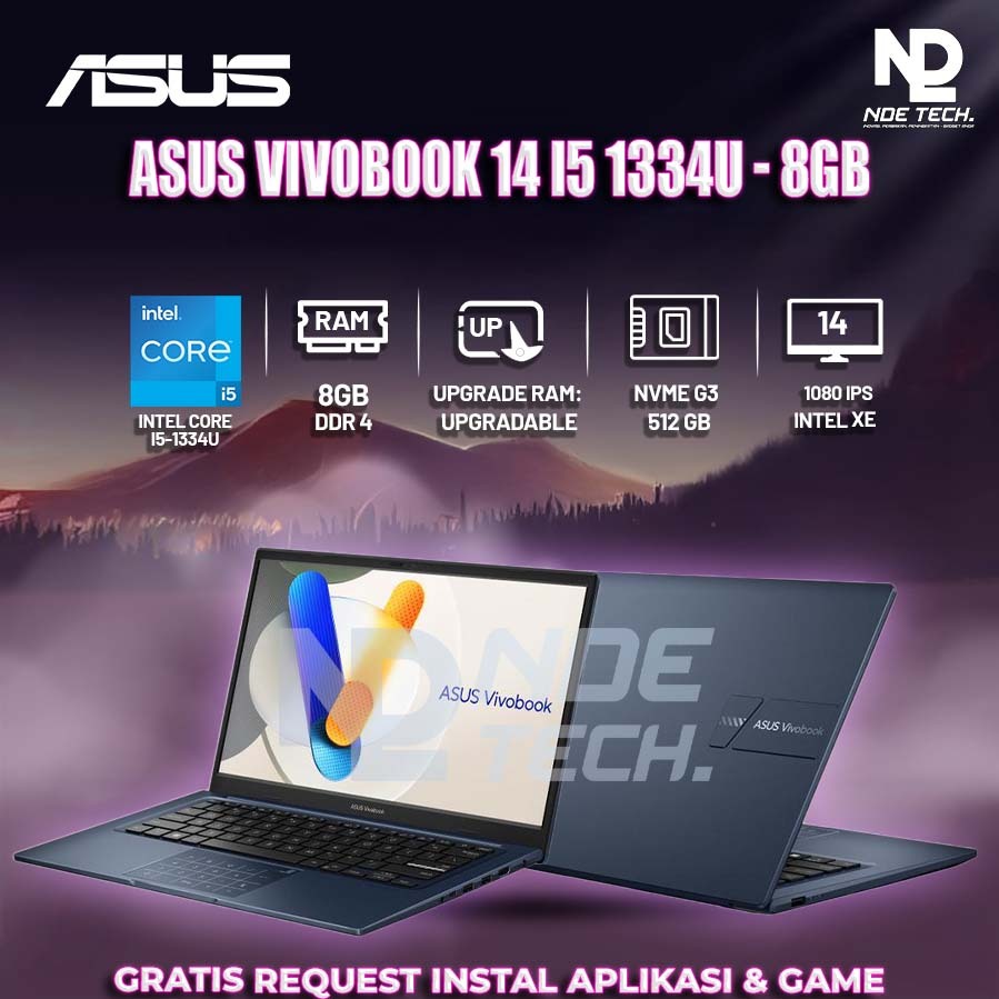 ASUS VivoBook 14 i5 1334U