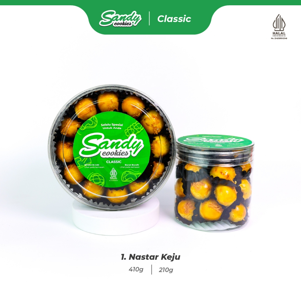1. Nastar Keju - Kue Kering Sandy Cookies Classic