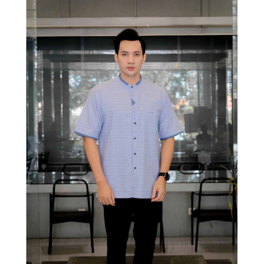 Ilnaaf Baju Koko Dewasa Lengan Pendek Katun