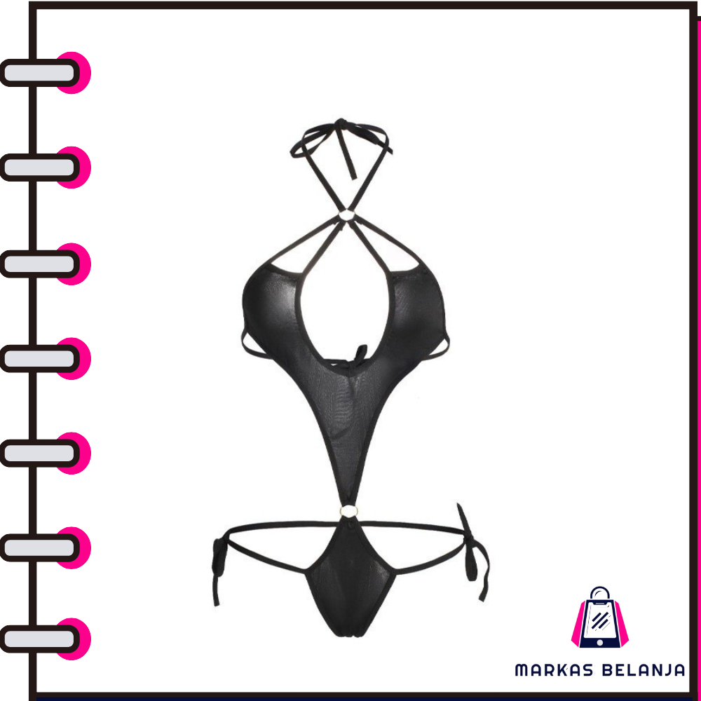 MARKAS Baju Bodysuits Lingerie Sexy Press Badan Body Fit Wanita Dewasa Gaun Malam Gaya Japanese Jepa