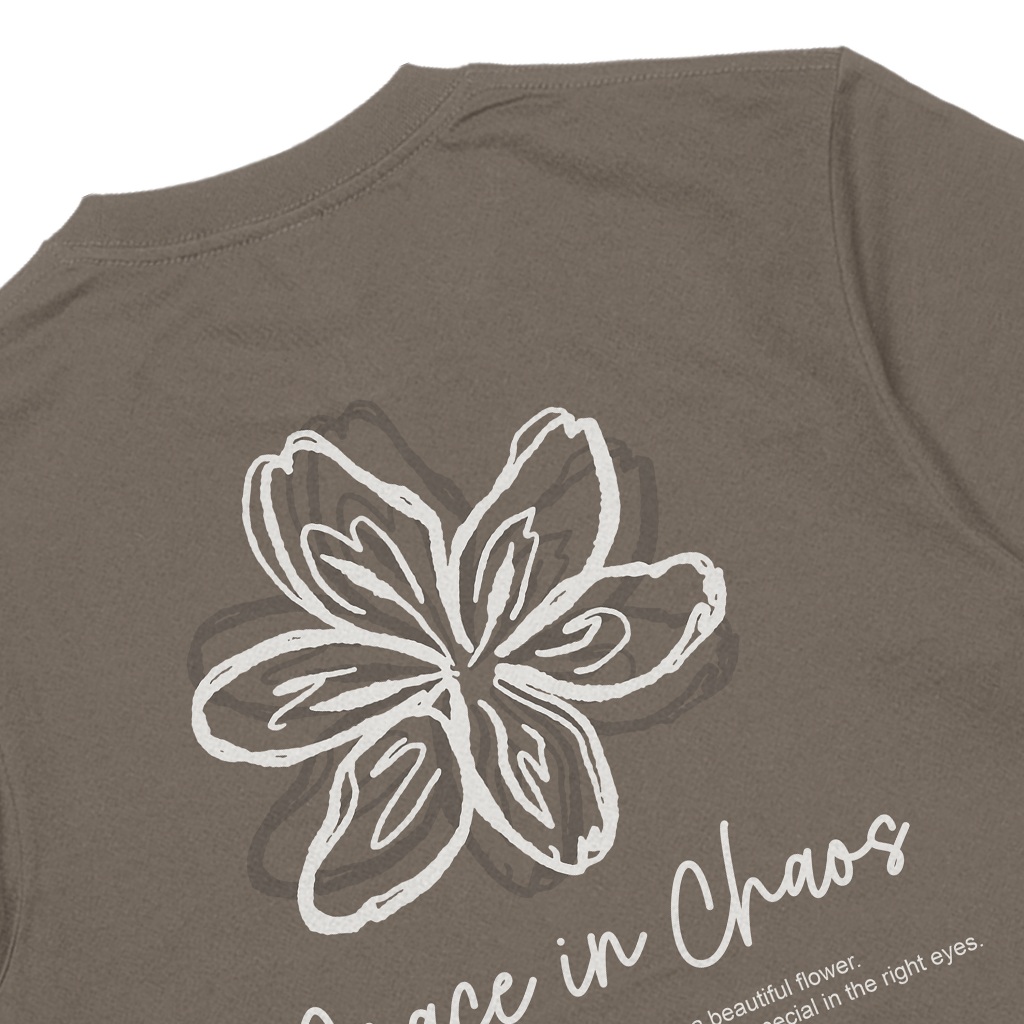 Troy Company Tshirt Maple Brown Grace in Chaos - Kaos Lengan Pendek Kaos Coklat Maple MTD 3472
