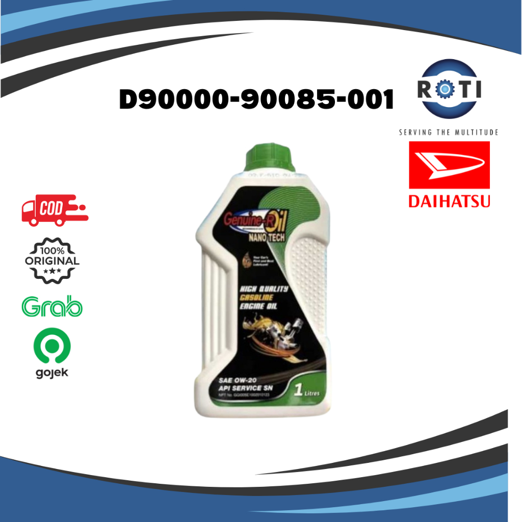 OLI MESIN 0W-20 SN 1 LITER DAIHATSU 90000-90085-001