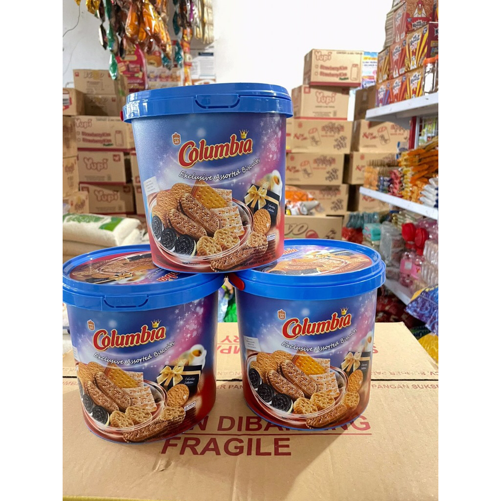 COLUMBIA BISKUIT 1 DUS // KUE LEBARAN HARI RAYA