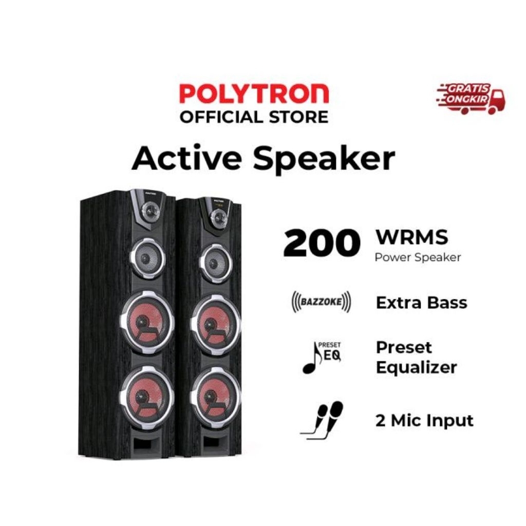 Polytron Spiker Bluetooth Pas 8FF22