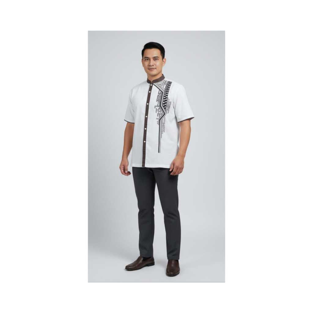 Nazwa - Baju Koko Dewasa Lengan Pendek Bordir SUPERNOVA Mewah