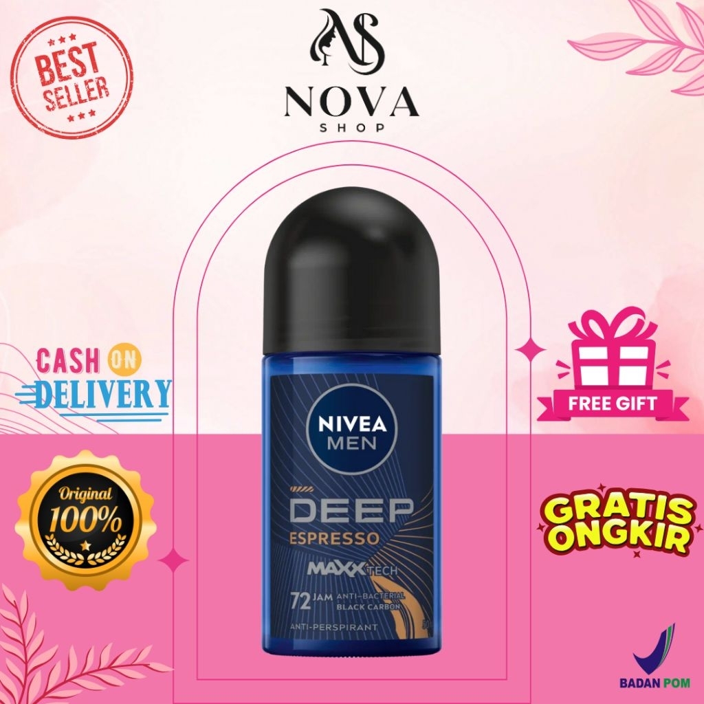 NIVEA MEN DEEP ESPRESSO MAXXTECH DEODORANT 50 ML