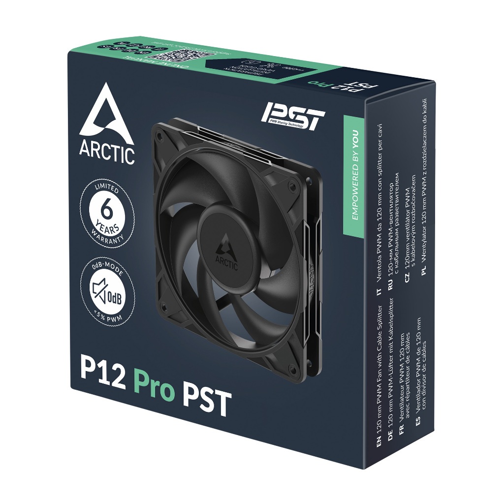 Fan Arctic P12 Pro PST Single Pack 3000RPM - Fan Casing ARCtic P12 Pro PST