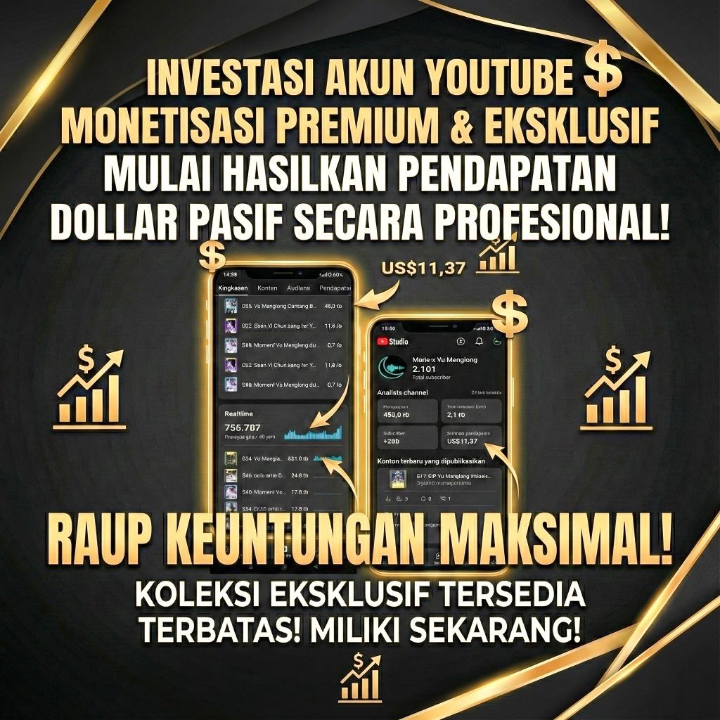 YOUTUBE MONETISASI AKTIF