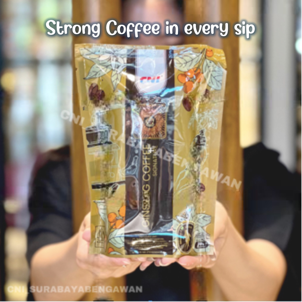 CNI Ginseng Coffee SIgnature - Isi 10 Stik  (Double Coffee Double Strong Less Creamy)