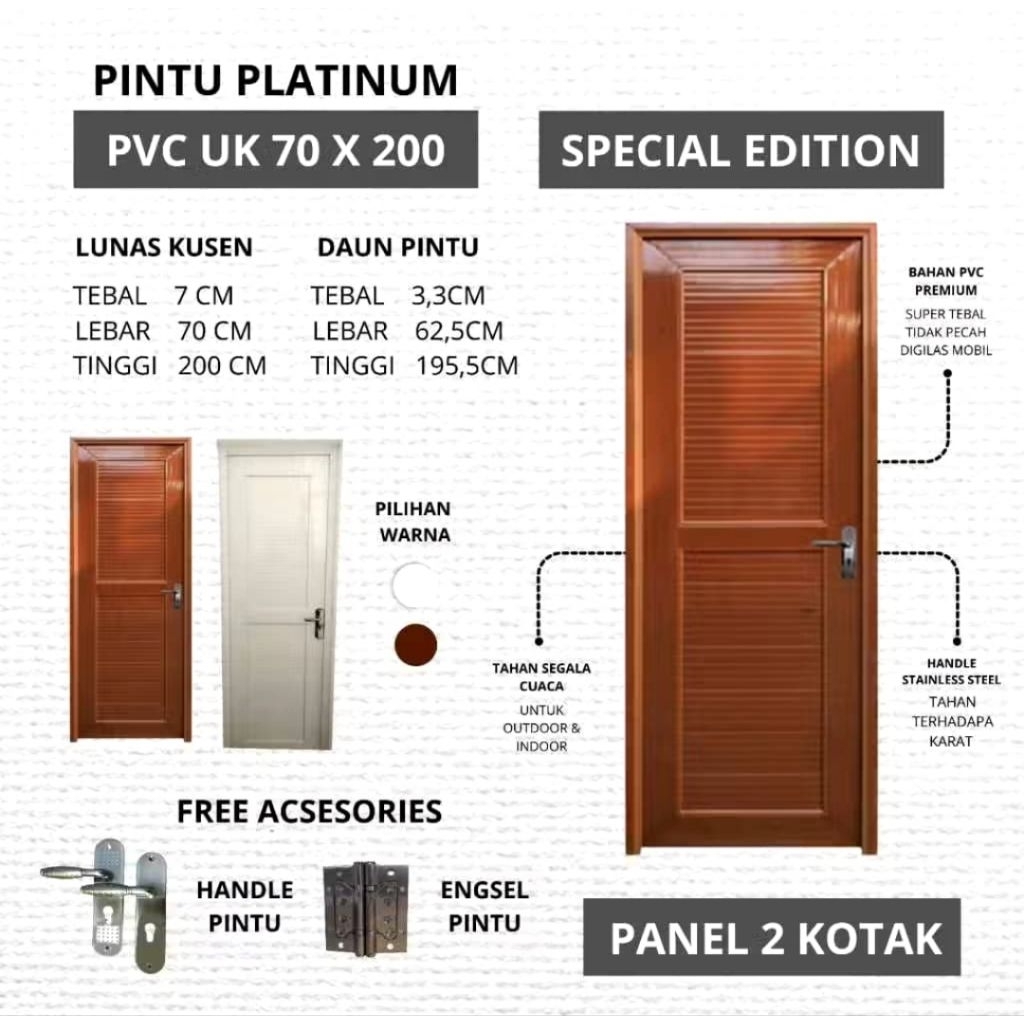 PINTU KAMAR MANDI UPVC