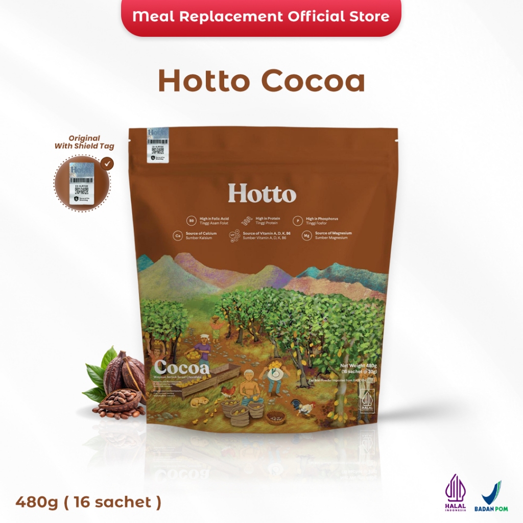 HOTTO Purto Multigrain With Purple Potato Cacao 1 Pouch