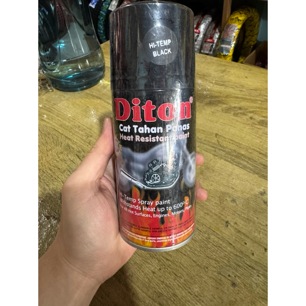 Diton HI-Temp cat anti panas black