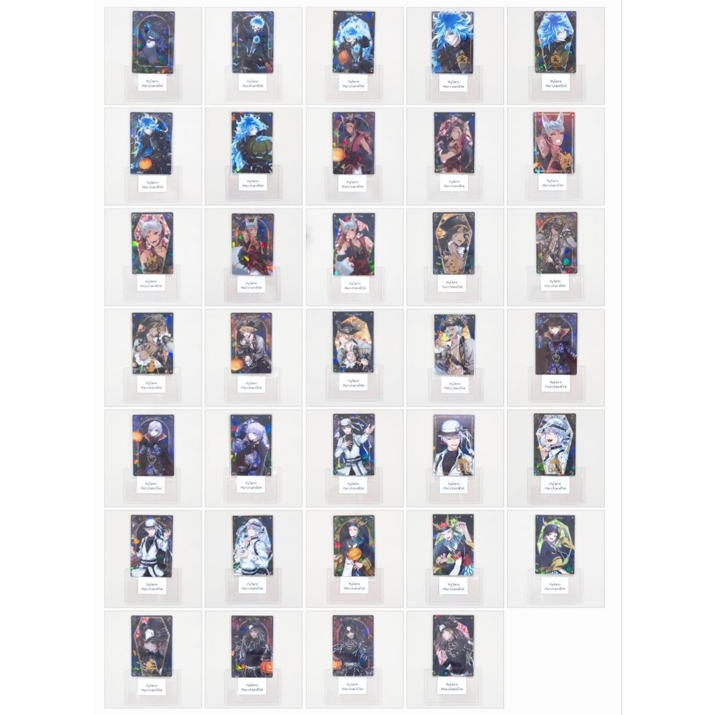 Twisted Wonderland Halloween Hologram Wafer Metal Card