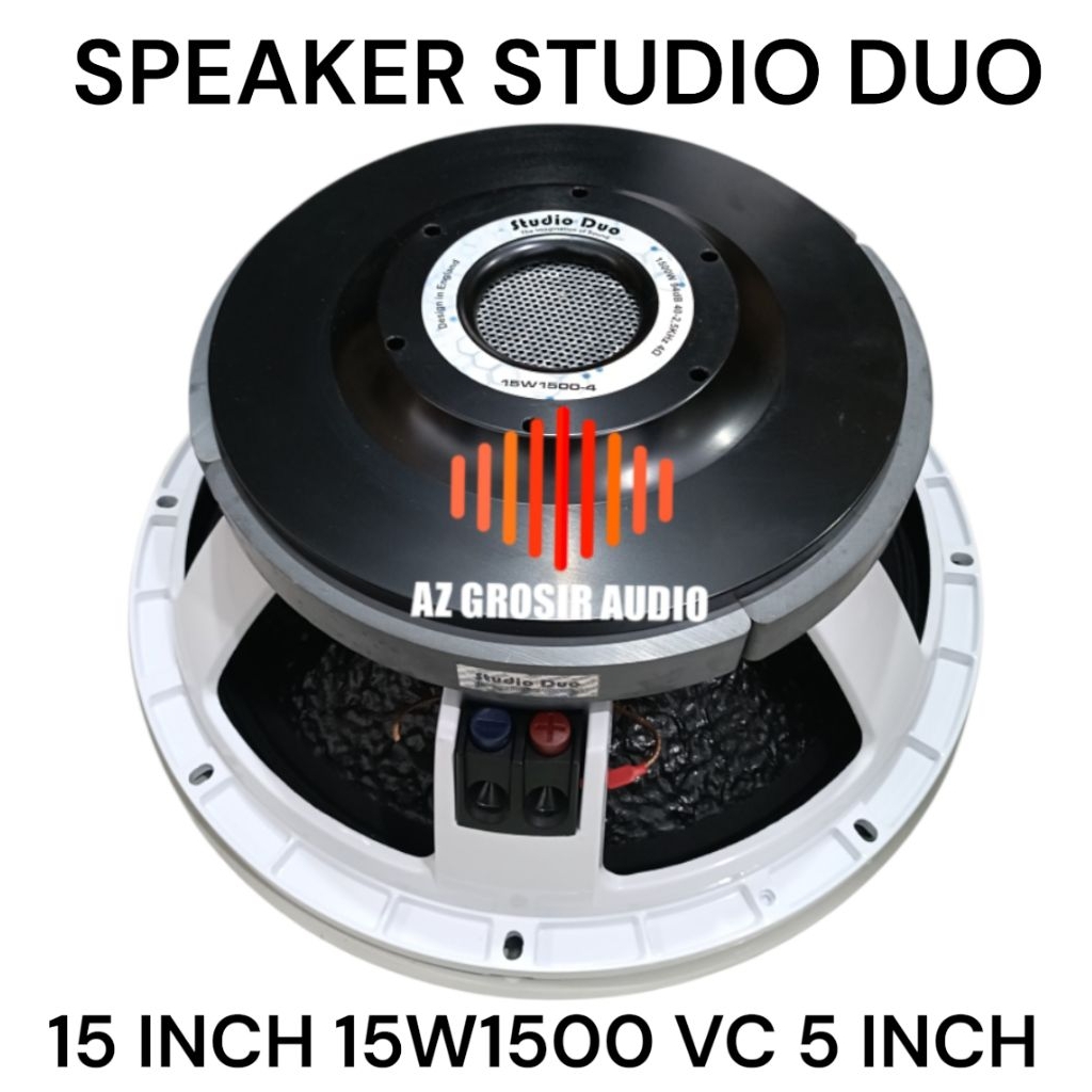 speaker 15 inch studio duo vc 5 studio 15W1500 model rcf 15p500