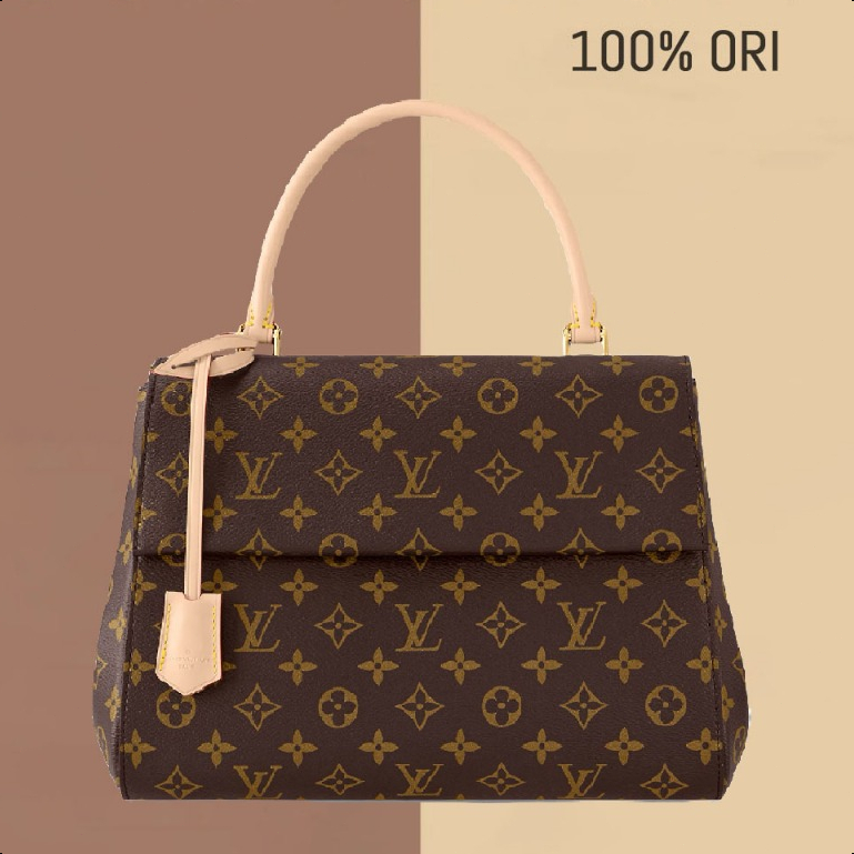 Louis Vuitton LV 100% ORl Cluny /tas tangan wanita/TasSelempang/Bahu Wanita  Box + dust bag