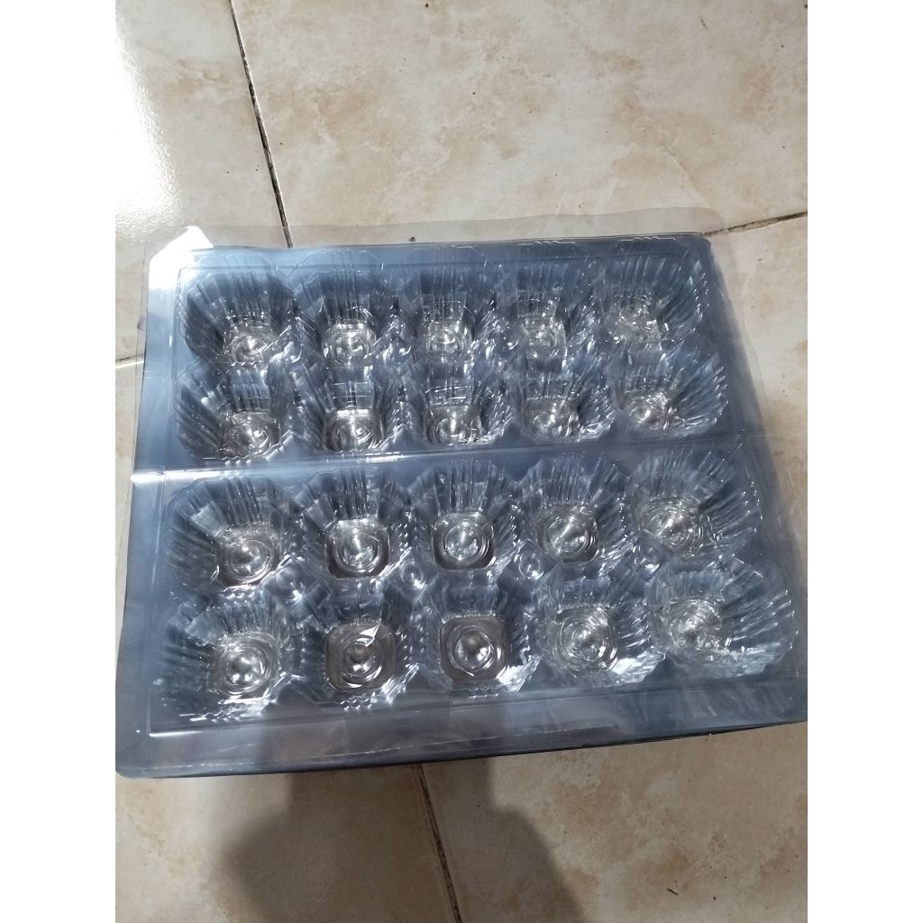 MIKA TELUR ISI 10 (TEBAL), TNP PENGUNCI, (isi 50 pcs)