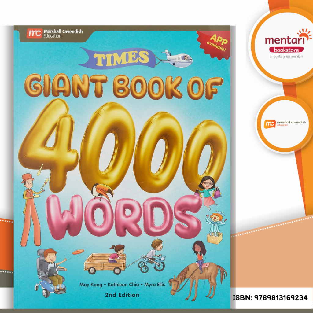 Times Giant Book of 4000 Words Edition Mantap untuk Sekolah