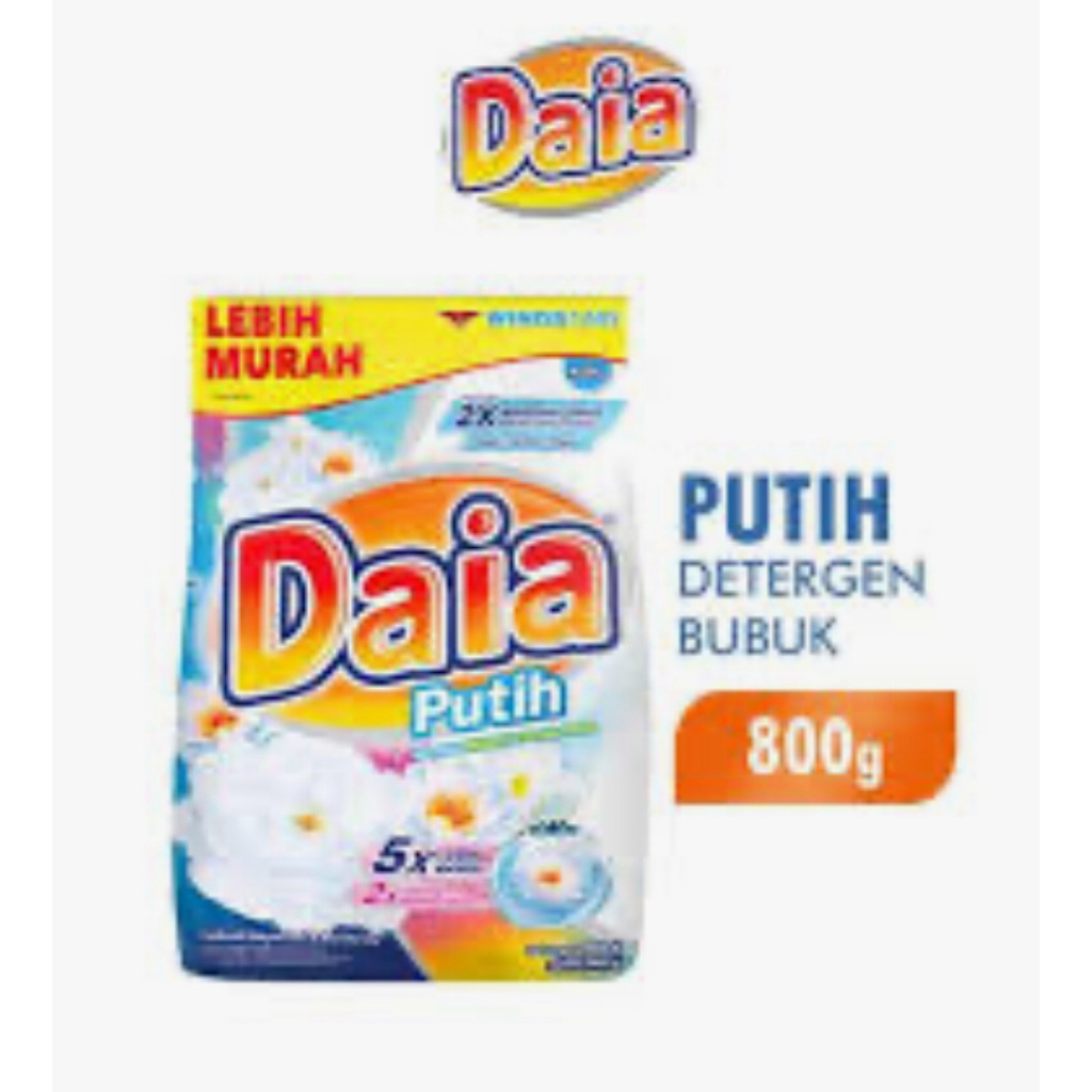 Daia deterjen 800gram putih