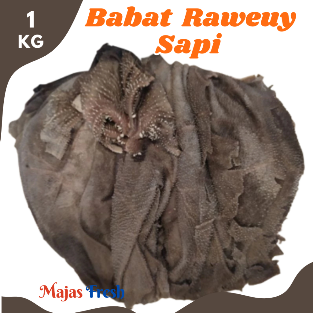 BABAT JARIT LIPAT RAWEUY SAPI Segar - Babat Rawey Lembaran Jarit Lipat Sapi Fresh | 1.000gr [ Harga 