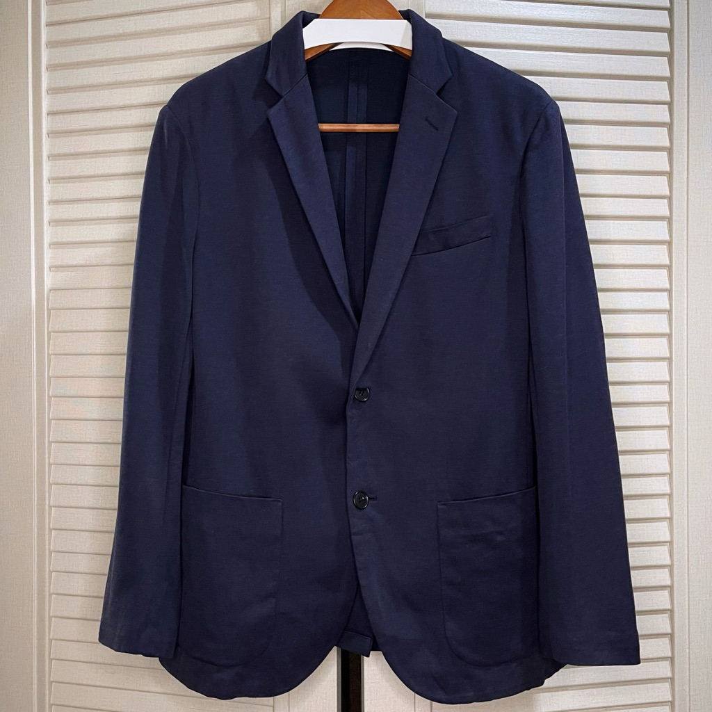 Uniqlo - Comfort Jacket / Blazer / Suit / Sport Coat / Jas - Navy - Size L