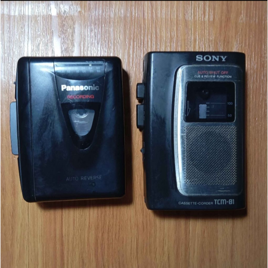 Walkman Panasonic Sony (Hidup ,perlu ganti karet)