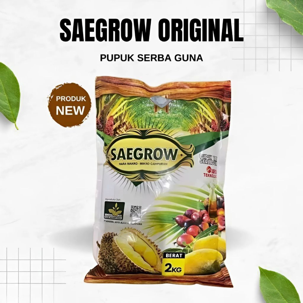 Pupuk Saegrow Original 100% - Mengandung unsur hara makro dan mikro