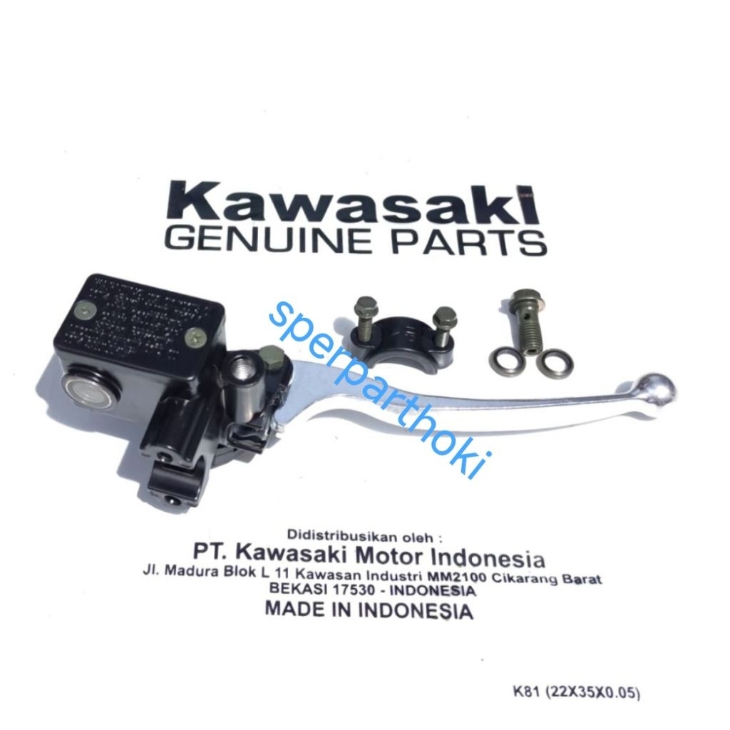 master rem set depan kawasaki klx 150,klx 250