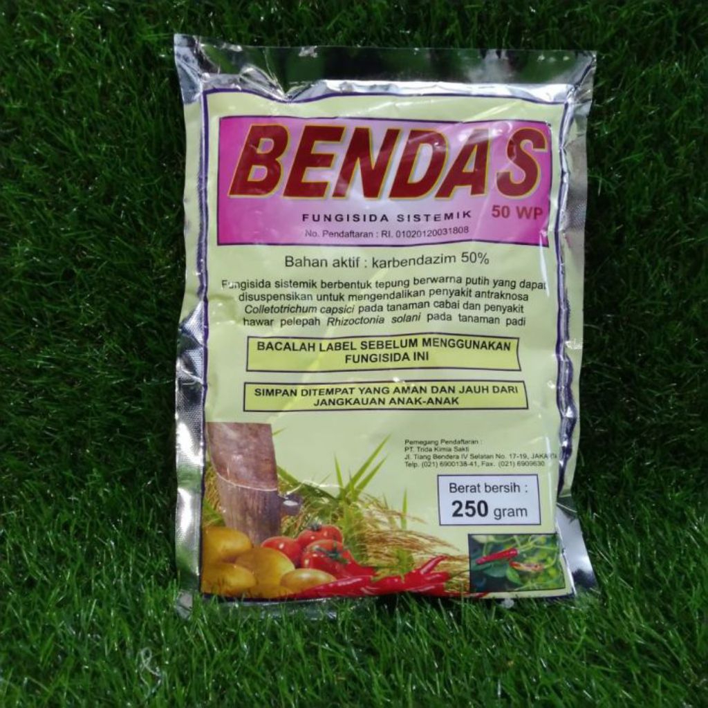 Bendas Fungisida Sj Sistemik 50wp Bahan Aktif Karbendazim 50%