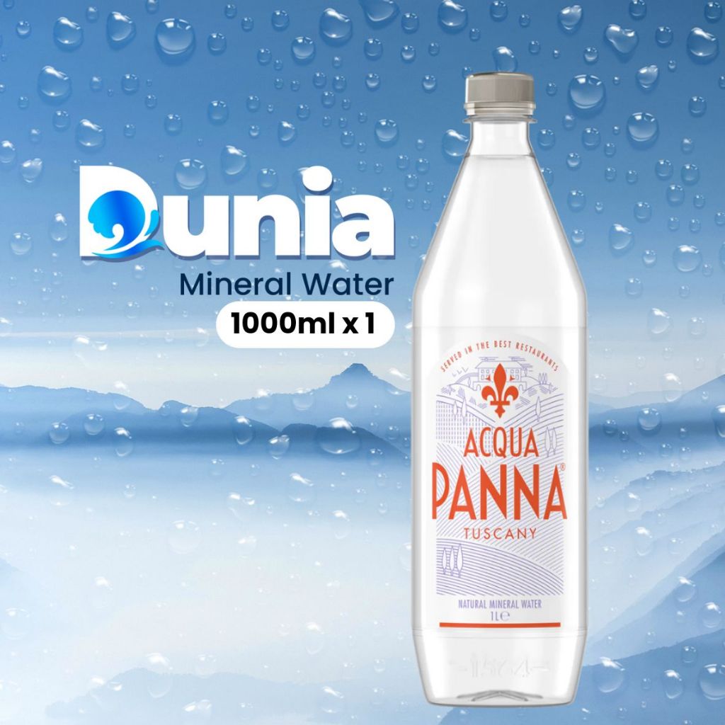 Acqua Panna Natural Mineral Water 1000ml PET