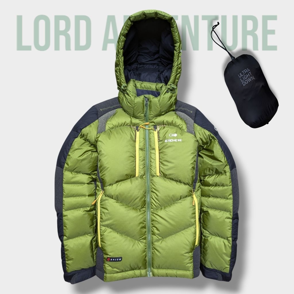 jaket bulu angsa Eider Gergon goose down jacket bulang fp800 outdoor waterproof puffer gunung inner 