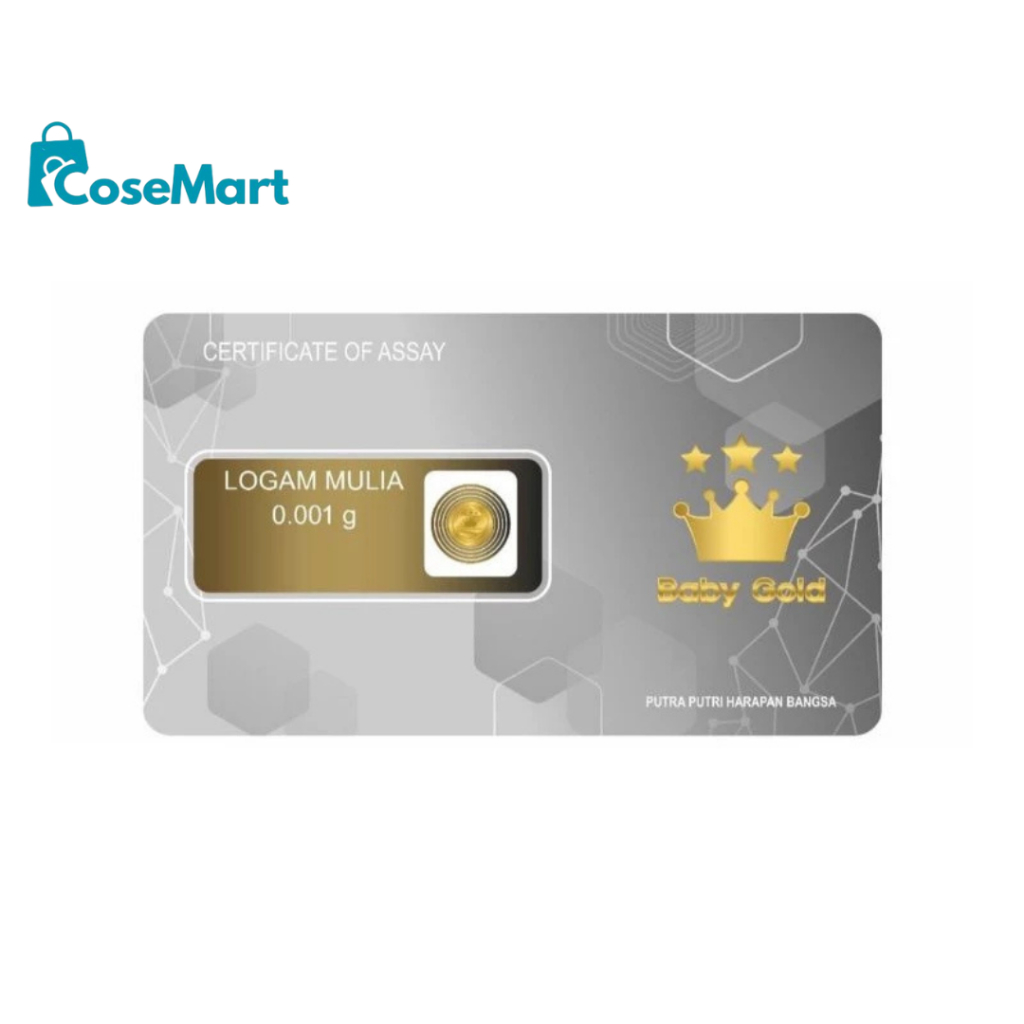 [freegift] Babygold Emas 0,001 gram original 100%