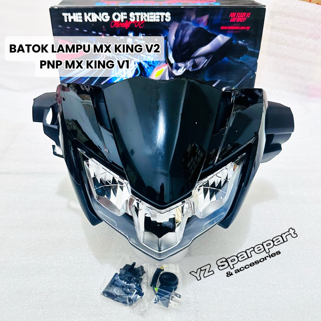 BATOK LAMPU DEPAN SET YAMAHA Y15 MX KING V2 PNP MX KING V1 ORIGINAL MALAYSIA