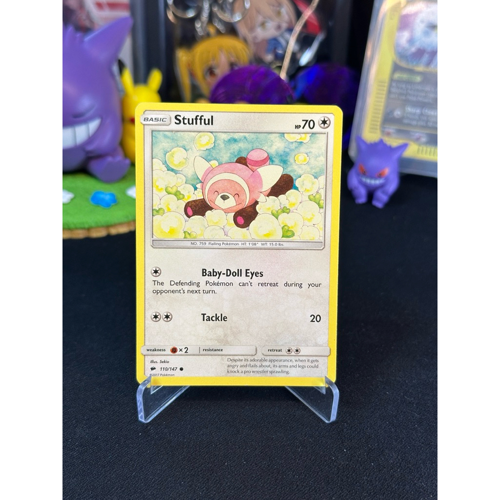 Pokemon Stufful 110/147 English Burning Shadows