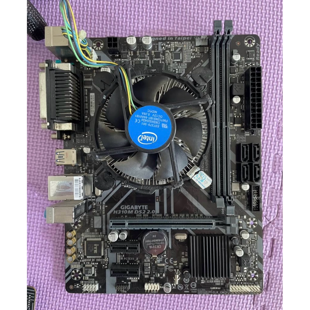jual i3 9100f h310m fan