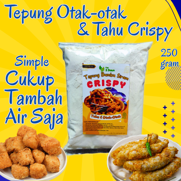 Tepung Tahu dan otak otak crispy instan cukup tambahkan air / tepung crispy