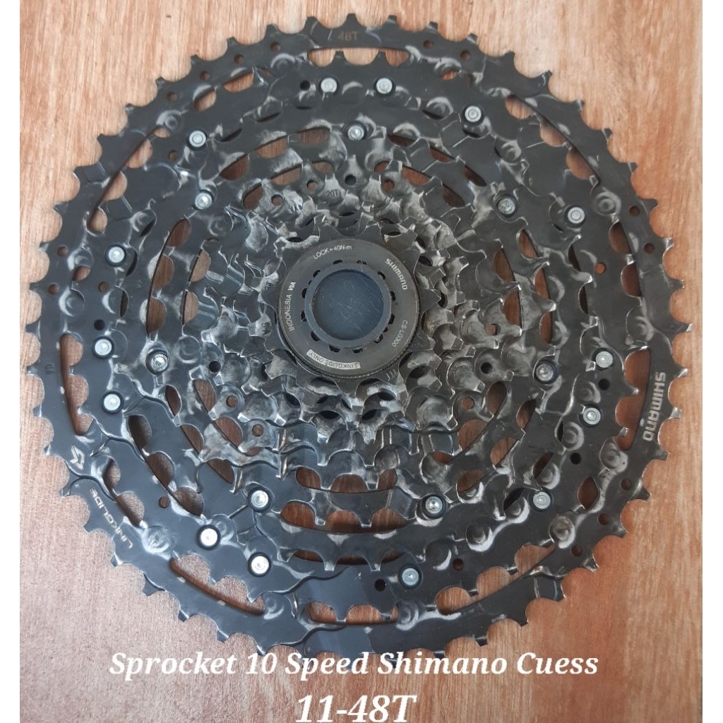 Sprocket 10 Speed Shimano Cuess 11-48T