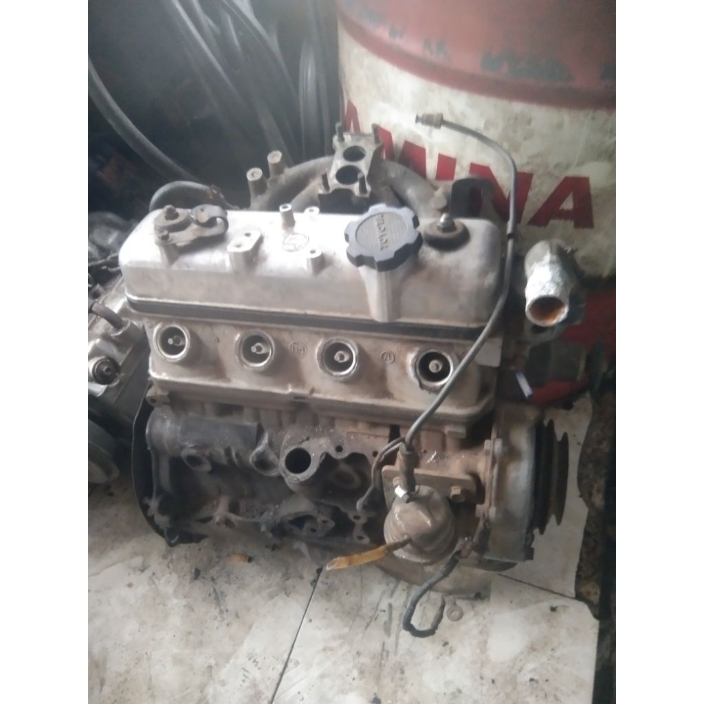 mesin gundul Toyota kijang KF20 4K Corolla DX copotan