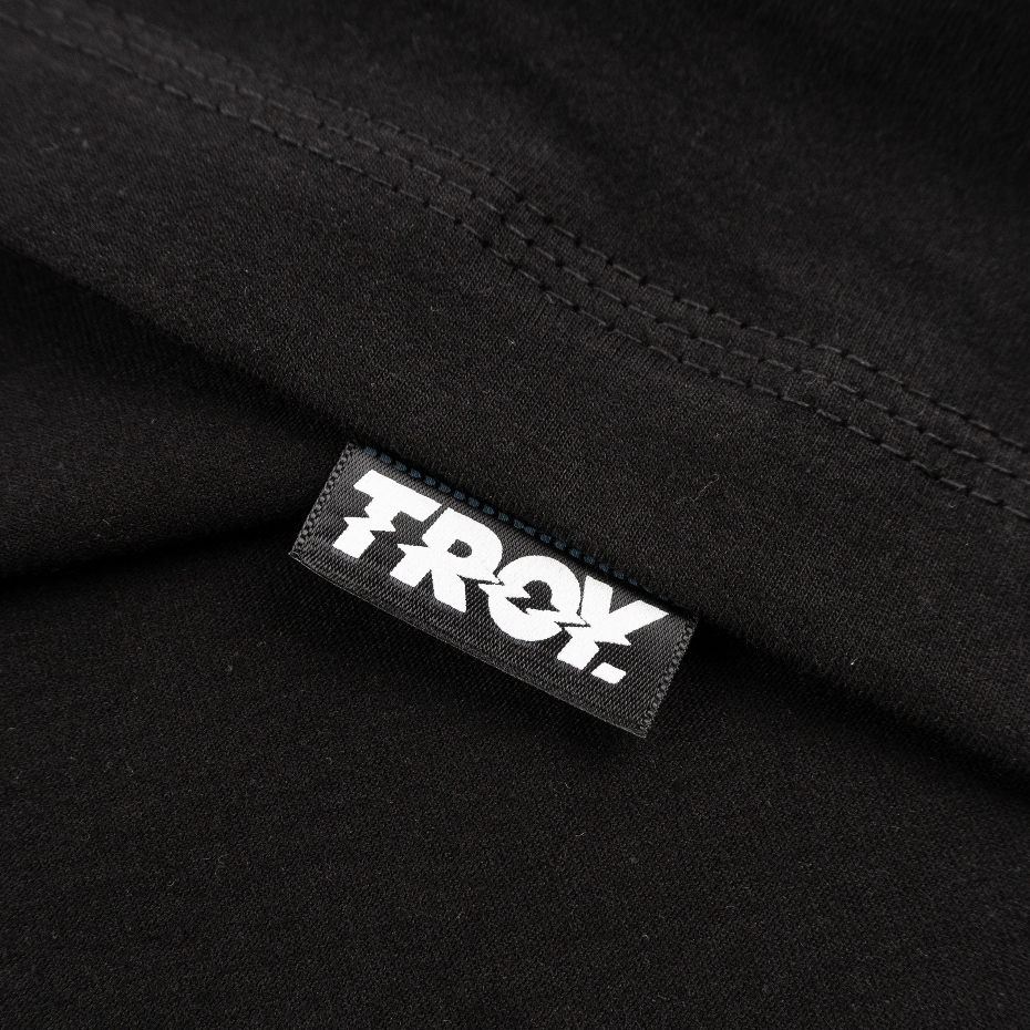 Troy Company Double Sleeve Double Layer Longsleeve Tshirt Pure Black Demonios - Kaos Lengan Panjang Hitam DSD 2530