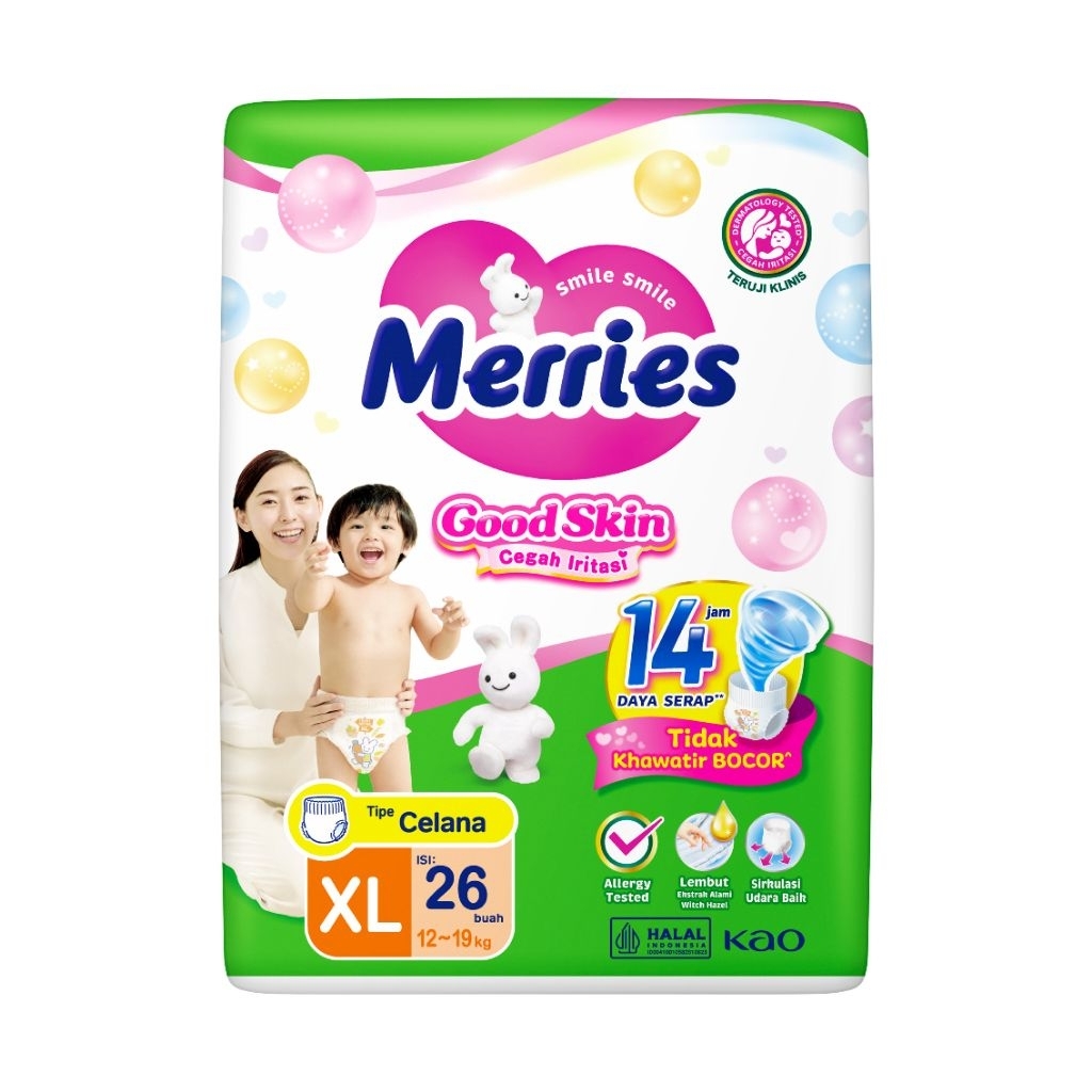 Popok Bayi Celana Merries XL26