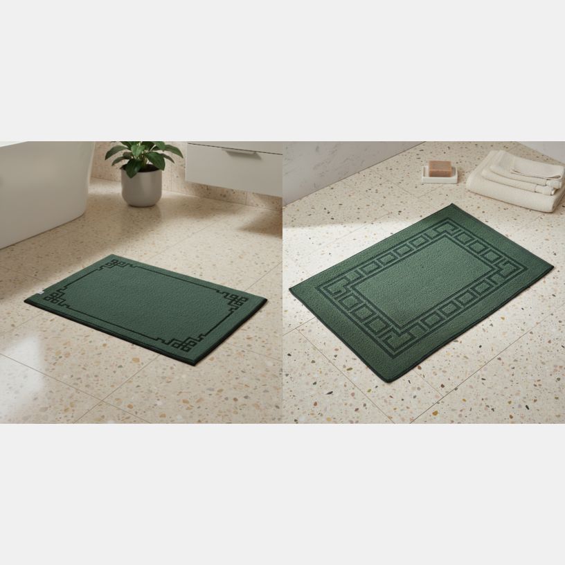 KESET KAKI HANDUK/KESET KAKI KAMAR MANDI/KESET KAKI MENYERAP AIR/KESET KAKI KUNCI KUNCI YUNANI/KESET